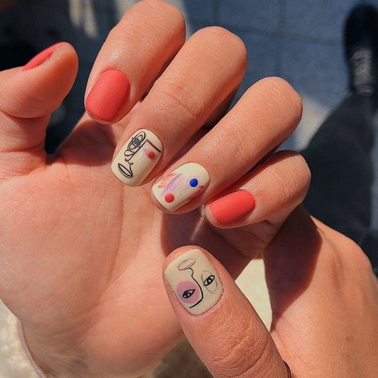 Meilleures idées et innovations de l'art des ongles orange