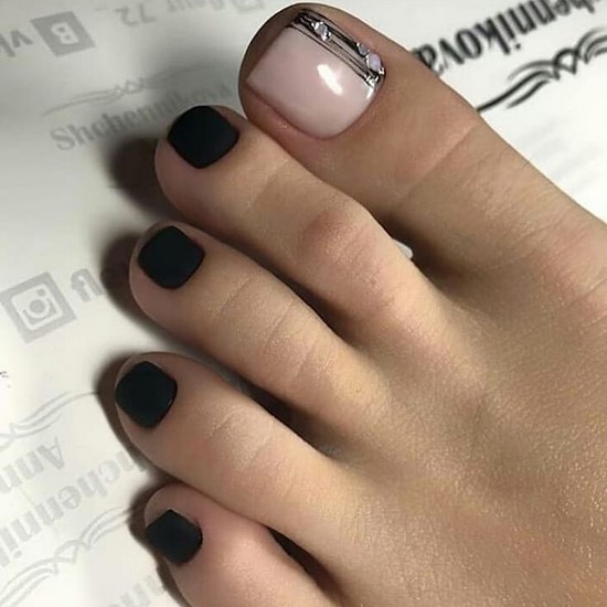 Belle pédicure d'été. Idées originales de conception de photos