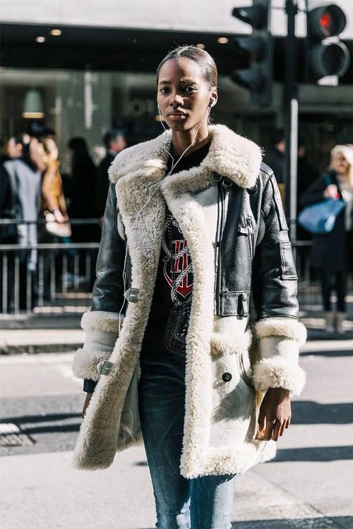 Manteaux en peau de mouton à la mode - les vêtements d'extérieur les plus chauds de la saison