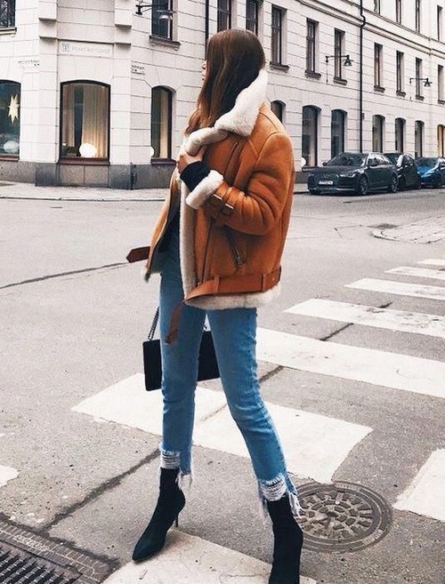 Manteaux en peau de mouton à la mode - les vêtements d'extérieur les plus chauds de la saison