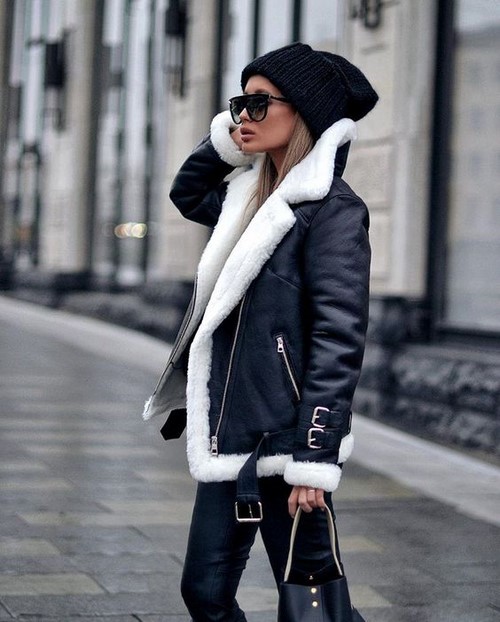 Manteaux en peau de mouton à la mode - les vêtements d'extérieur les plus chauds de la saison