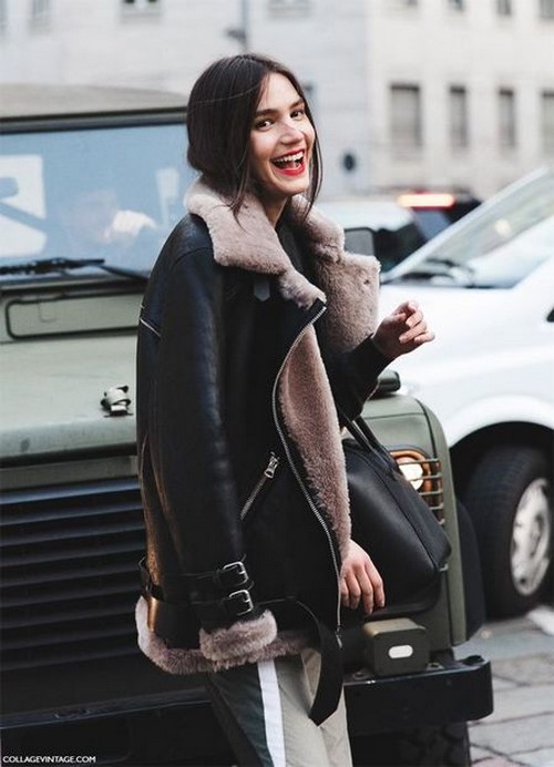 Manteaux en peau de mouton à la mode - les vêtements d'extérieur les plus chauds de la saison