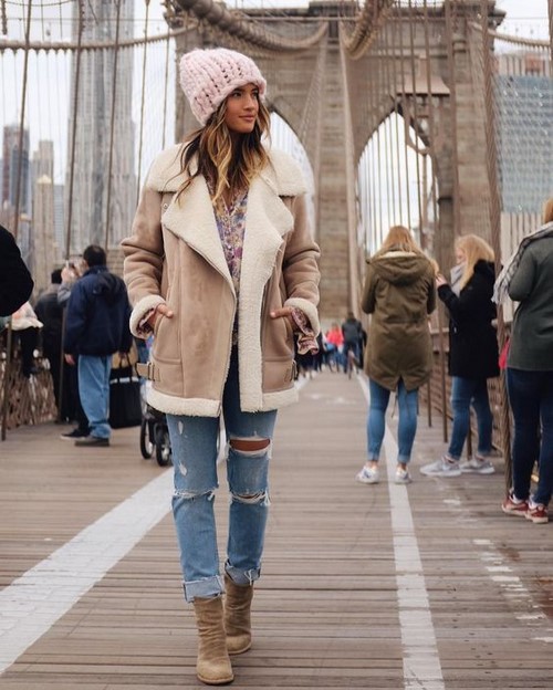 Manteaux en peau de mouton à la mode - les vêtements d'extérieur les plus chauds de la saison