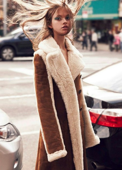 Manteaux en peau de mouton à la mode - les vêtements d'extérieur les plus chauds de la saison