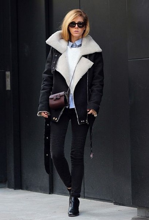 Manteaux en peau de mouton à la mode - les vêtements d'extérieur les plus chauds de la saison