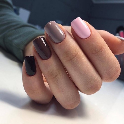 Manucure simple toujours désirée: idées de photos