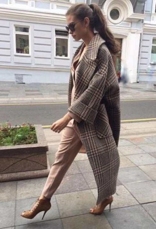 Manteaux tendance surdimensionnés: idées de photos sur la façon de porter un manteau surdimensionné