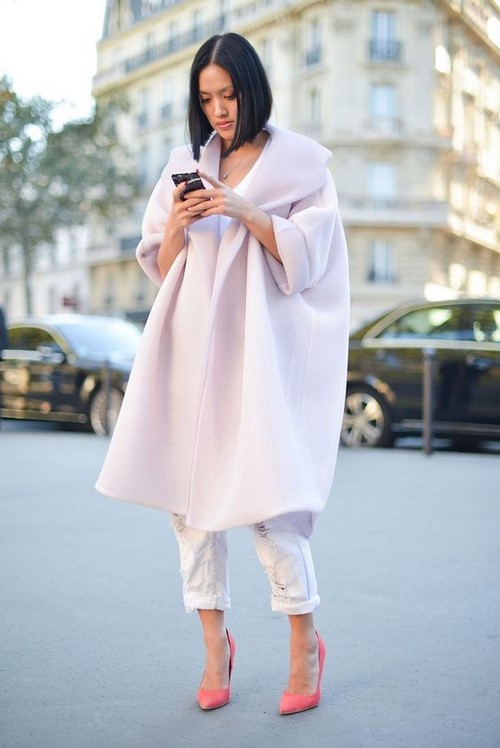Manteaux tendance surdimensionnés: idées de photos sur la façon de porter un manteau surdimensionné