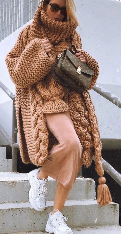 Manteaux tendance surdimensionnés: idées de photos sur la façon de porter un manteau surdimensionné