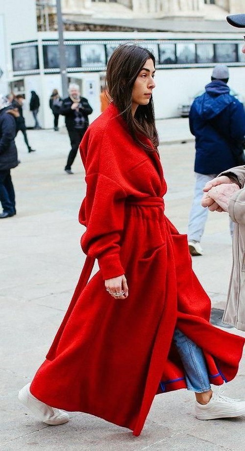 Manteaux tendance surdimensionnés: idées de photos sur la façon de porter un manteau surdimensionné