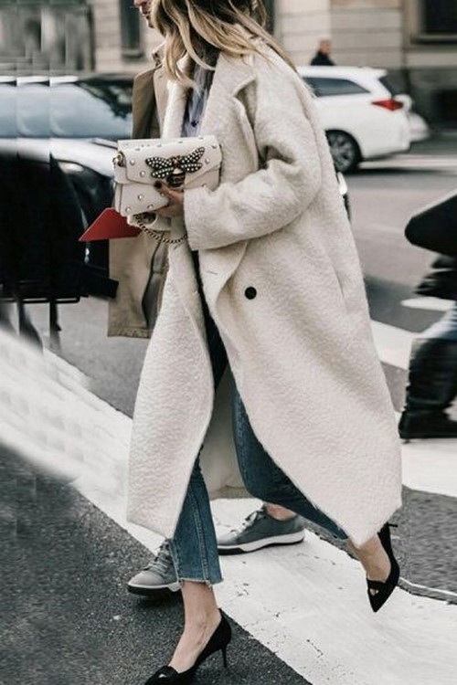 Manteaux tendance surdimensionnés: idées de photos sur la façon de porter un manteau surdimensionné