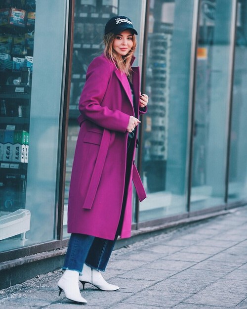 Apa yang perlu dipakai dengan kot. Barisan foto yang dibuat buih