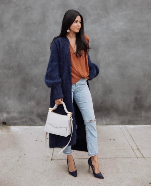 Apa yang perlu dipakai dengan kot. Barisan foto yang dibuat buih