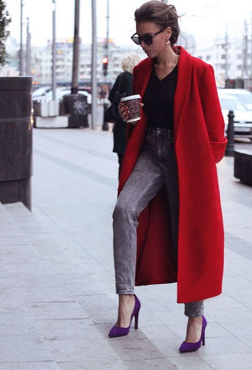 Apa yang perlu dipakai dengan kot. Barisan foto yang dibuat buih