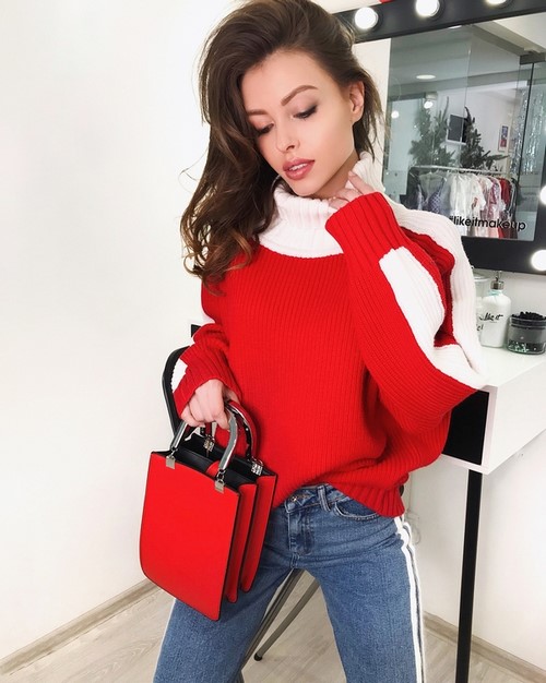 Kvinne store. Originale sett, stil i stil med stor størrelse