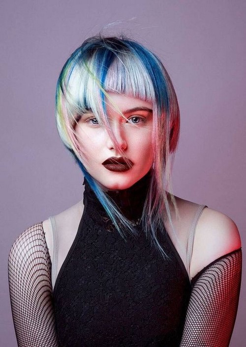 Comment coiffer les cheveux en différentes longueurs. Style à la mode. Idées photo