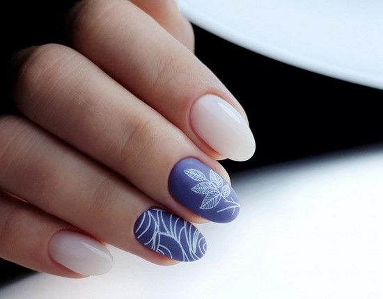 Només la manicura de moda per a diferents longituds i formes d'ungles. Els exemples més bonics