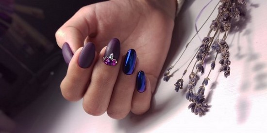 Només la manicura de moda per a diferents longituds i formes d'ungles.Els exemples més bonics