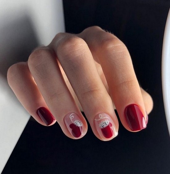 Només la manicura de moda per a diferents longituds i formes d'ungles. Els exemples més bonics