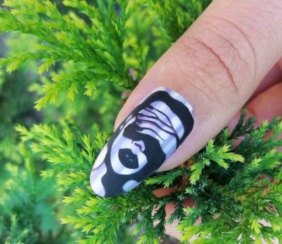 Només la manicura de moda per a diferents longituds i formes d'ungles. Els exemples més bonics