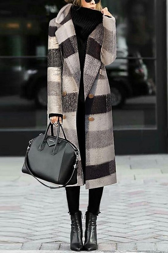 Kotak pemeriksaan yang paling diingini - model kot bergaya dalam tafsiran terbaik