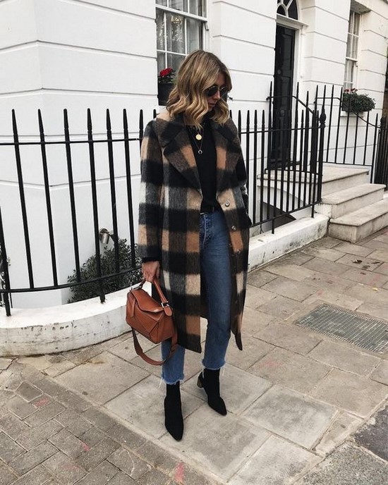 Kotak pemeriksaan yang paling diingini - model kot bergaya dalam tafsiran terbaik