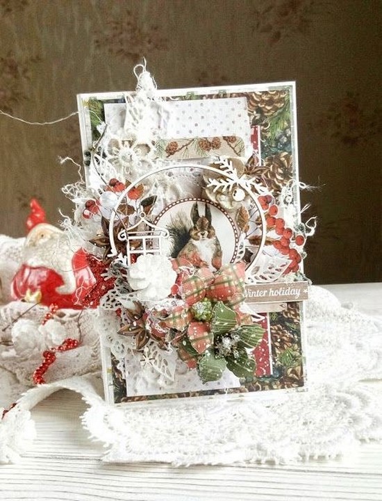 DIY novoroční karty - fotografické nápady