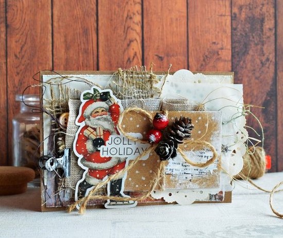 DIY novoroční karty - fotografické nápady