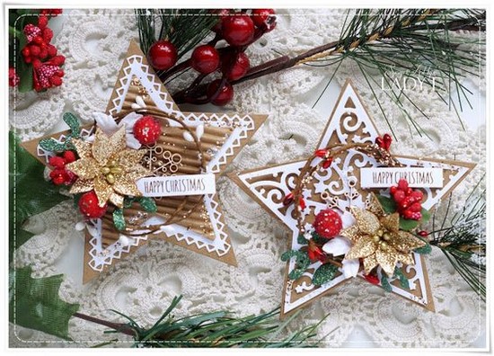 DIY novoroční karty - fotografické nápady