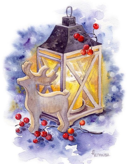 DIY novoroční karty - fotografické nápady