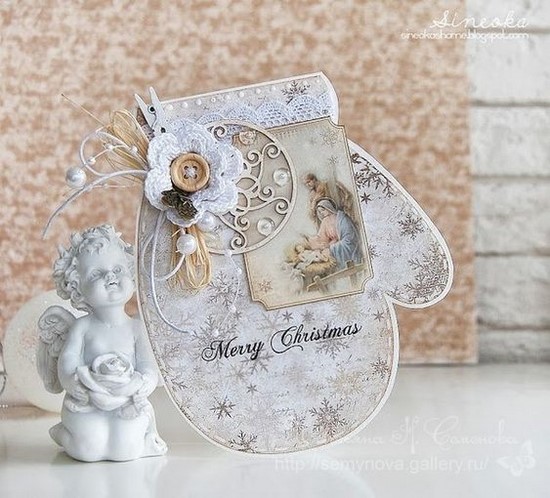 DIY novoroční karty - fotografické nápady