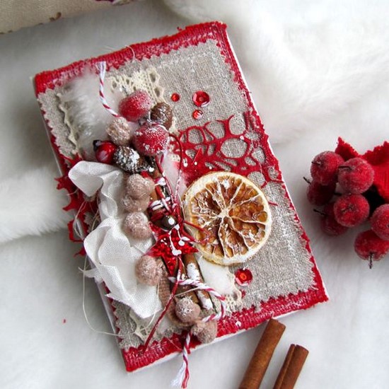 DIY novoroční karty - fotografické nápady