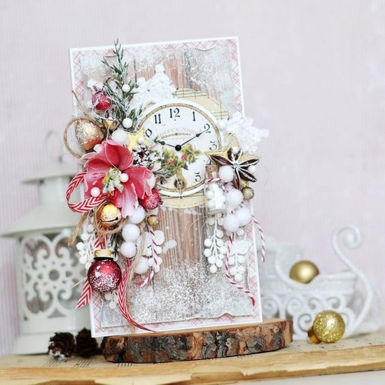 DIY novoroční karty - fotografické nápady