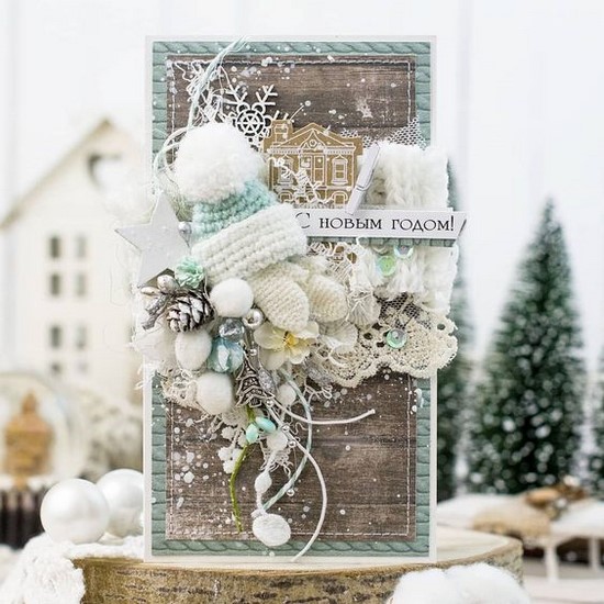 DIY novoroční karty - fotografické nápady