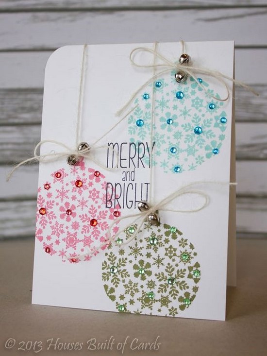 DIY novoroční karty - fotografické nápady