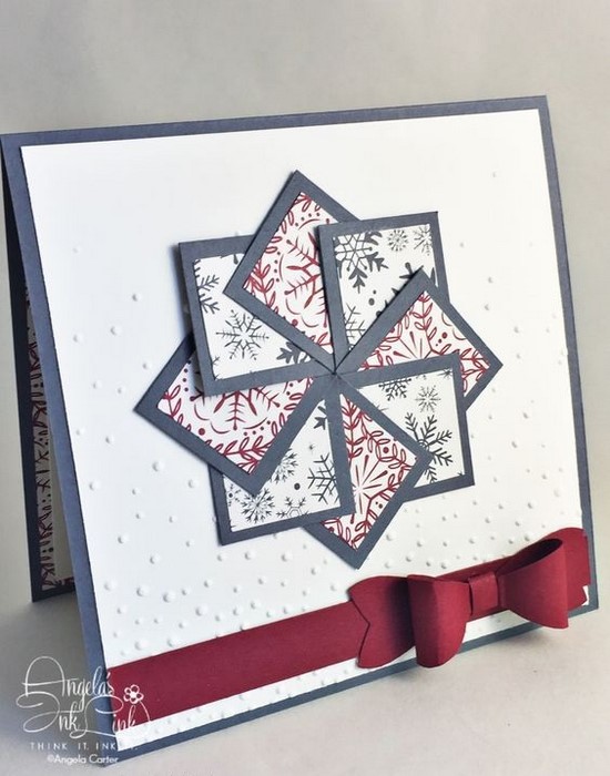 DIY novoroční karty - fotografické nápady