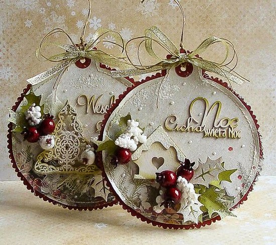 DIY novoroční karty - fotografické nápady