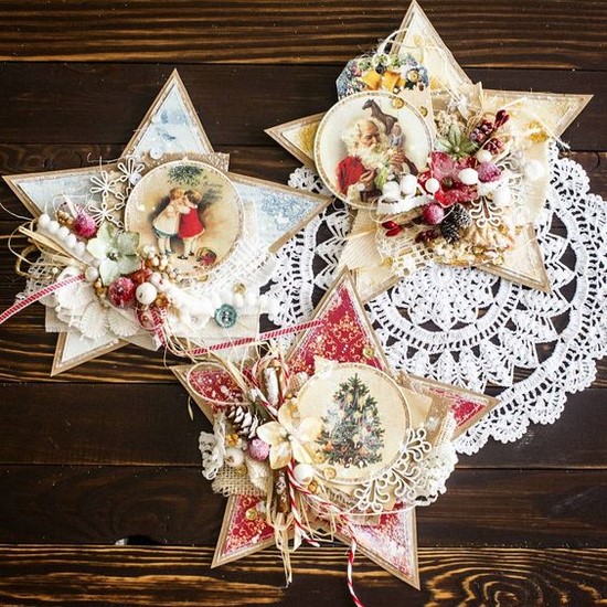 DIY novoroční karty - fotografické nápady