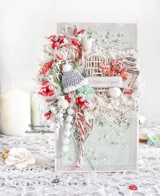 DIY novoroční karty - fotografické nápady